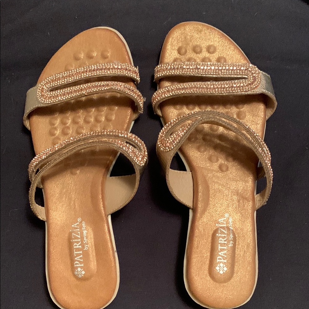 Patricia by Spring Step Slip on Sandals Sz 8 (39)